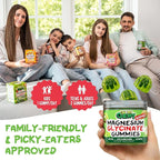 Center-Filled Magnesium Glycinate Gummies 400MG - High Absorption for Kids, Teens & Adults - Supplement for Sleep, Calm & Muscle Relaxation with B6 & D3 - Gluten Free & Vegan Friendly - 120 Count