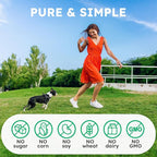 Collagen for Dogs - 150 Chews - Joint, Skin & Coat Supplement with Hyaluronic Acid, Eggshell Membrane & Vitamin C - Daily Hip & Joint Support for Senior Dogs & Puppies - Beef