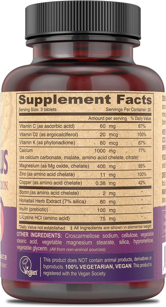 DEVA Vegan Calcium Magnesium Supplement 2-Pack, Plus Zinc, Vitamins C, D & K, Boron, 90 Tablets Each