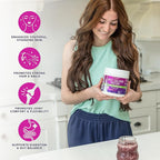 Multi Collagen Probiotics for Women Prebiotics Protein Powder | 20g Collagen Peptides Hyaluronic Acid Vitamin C & Fibersol Prebiotic Support Skin Elasticity Digestion Gut Health Unflavored 20 Servings