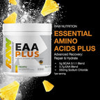 RAW EAA Plus, Amino Acids Powder, Pineapple (30 Servings) - Pre Workout Amino Energy Powder for Advanced Endurance, Recovery & Lean Muscle Growth - BCAA Amino Acids Supplement for Men & Women