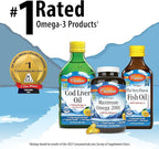 Carlson Labs Wild Caught Elite Omega-3, 1600mg, Omega 3s, Soft Gels, 90 Count