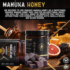 NutroTonic Organic Shilajit Gummies | Sweetened with Organic Manuka Honey |Shilajit for Men & Women | No Added Sugar | Clean Formula | 30 Gummies (2 Jars)