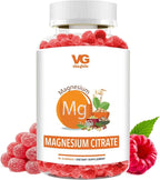 VITA GLOBE Magnesium Citrate Gummies 70mg, Relaxation, Muscle Recovery & Sleep Support, Magnesium Supplement, High Absorption, Vegan, Non-GMO, Bone & Energy – 60 Count