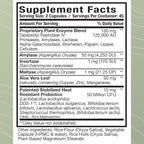 Optimal Health Systems Digest-A-Meal | Gut Health Enzyme & Probiotic | Bloating, Acid Reflux, & Indigestion Relief + Aloe Vera Leaf | Digestion Supplement | 90 Capsules