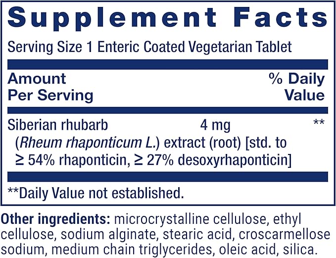 Life Extension Menopause Relief – Siberian Rhubarb, Menopause Supplement for Women, Ease hot Flashes, Mood Swings, Night Sweats Relief, Hormone-Free, Gluten-Free, Non-GMO, Vegetarian (Pack of 2)