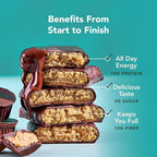 ALOHA Organic Plant Based Protein Bars - Almond Butter Cup - 12 Bars, Vegan, Low Sugar, Gluten-Free, Paleo, Low Carb, Non-GMO, No Stevia, No Erythritol