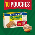 Nature Valley Biscuit Sandwiches, Cinnamon Almond Butter, 10 Bars, 13.5 oz (Pack of 6)