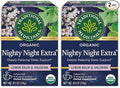 Traditional Medicinals Tea, Organic Nighty Night Extra, Promotes a Good Night's Sleep, 16 Tea Bags (Pack of 2)