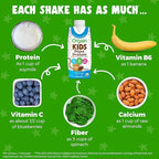 Orgain Organic Kids Nutritional Vegan Protein Shake, Chocolate - Healthy Kids Snacks, 8g Plant Protein, 23 Vitamins & Minerals, 3g Fiber, No Dairy & Soy, Non-GMO, 8 Fl Oz (12 Pack) Package May Vary