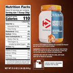 Dymatize ISO100 Whey Protein Powder Isolate, Salted Caramel, 25g of Protein, 5.5g BCAAs, Less Than 120 Cal., Gluten Free, 1g Fat, 1g Sugar, 2g Carb (20 Servings)