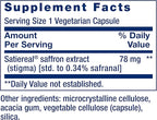 Life Extension Optimized Saffron,Saffron Extract,Saffron-Supplement that Helps You Fight The urge to Snack,Non-GMO,Gluten-Free,Vegetarian,60 Vegetarian Capsules,(Pack of 2)