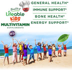 Doctors Finest Multivitamin Gummies for Kids - Vegetarian, GMO-Free & Gluten Free - Great Tasting Fruit Flavors Pectin Chews - 120 Jellies