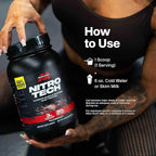 Muscletech Whey Protein Powder (Milk Chocolate, 4 Pound) - Nitro-Tech Ultimate Muscle Building Formula with Whey Protein Isolate - 30g of Protein, 3g of Creatine & 6.8g of BCAA - Packaging May Vary