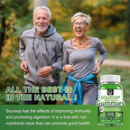 (2 Pack) Soursop Graviola Gummies - 2200mg Extra Strength Soursop Leaves Extract w/Sea Moss Extract 200mg, Zinc & Vitamin C - Supports Immunity, Liver & Digestive, Gluten Free, Vegan, 120 Gummies
