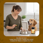 Turmeric for Dogs (155mg) Turmeric Curcumin Supplement for Dogs with BioPerine - Immune System Hip, Mobility & Joint Support - 120 Chicken Flavor Chewable Tablets - Third Party Tested & Non-GMO