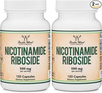 Nicotinamide Riboside - NAD Supplement to Boost Levels of NAD+ by Double Wood (Pack of 2)