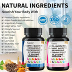cortisol & myo-inositol Supplement Bundle with ashwagandha, Magnesium, l-theanine, d-Chiro inositol, folate, Berberine, chasteberry for Stress Relief & Balance