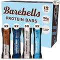 Barebells Protein Bars People's Choice Variety Pack – 12 Bars, Nutritious Snacks with 20g of High Protein - Chocolate Treat with 1g of Total Sugars - Perfect on The Go Breakfast Bars