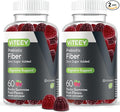VITEEY Prebiotic Fiber Gummies for Adults, 4g - Gut Health & Digestive Soluble Fiber Supplement Gummies - Zero Sugar Added, Vegan, Gluten-Free - 120 Count
