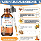 2PCS Yeast Infection Treatment for Dogs, Carmelie Support Healthy Itch Relief, Ear Paw Discomfort Care, Itch Relief for Dog, Allergy Supports, Inflammation Relief for Dogs, Bacon Flavor 60ml