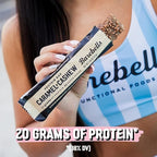 Barebells Protein Bars Caramel Cashew - 12 Count, Pack of 2 - Protein Snacks with 20g of High Protein - Chocolate Protein Bar with 1g of Total Sugars - Perfect on The Go Protein Snack & Breakfast Bar