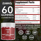Droppels Apple Cider Vinegar Gummies 1000mg with Beet Root & Pomegranate | Non-GMO, Vegan-Friendly, Gluten Free | Supports Digestion, Metabolism, Energy & Immune Health | Raspberry Flavor
