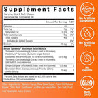 Force Factor Better Turmeric Maximum Joint Support, 1075mg Curcumin with Ginger to Support Mobility, Flexibility & Comfort, More Convenient Than Turmeric Gummies, Fruit Punch, 180 Soft Chews, 3-Pack