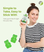 BariSlim Bariatric Calcium Gummies - Specially Formulated Bariatric Vitamins for Patients After Weight Loss Surgery - Supports Energy Levels & Bone Health | Kiwi (90 Vegan Gummies)