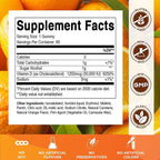 Vitamatic Sugar Free Vitamin D3 50,000 IU Weekly Supplement – 60 Pectin-Based Gummies High-Potency Vitamin D for Bone, Teeth & Immune Support