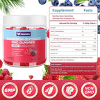 90 CT Magnesium Glycinate Gummies 600mg, Sugar Free Magnesium Gummies w/Zinc & Vitamin D3 - Magnesium Supplements for Sleep, Supports Bone Health, Nerve & Immune Function