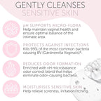 Feminine Wash | BV Treatment For Women | ph Balance Feminine Wash for Bacterial Vaginosis Treatment | Probiotic & Prebiotic Cleanser | Vaginal Dryness Hydration & Odor Control