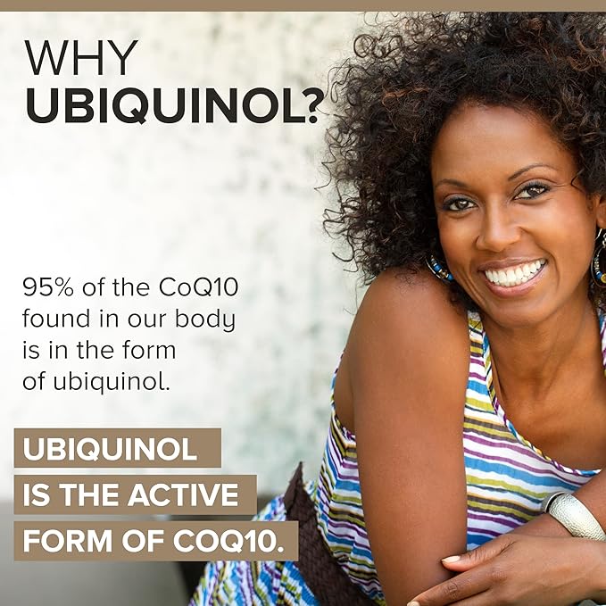 Qunol Plus Ubiquinol Coq10 200mg with Omega 3 250mg Extra Strength Antioxidant (Bovine Version), 90 Count