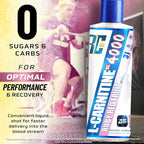 Ronnie Coleman Signature Series L Carnitine XS 4000 Liquid, Stimulant Free, Sugar Free, Zero Carbs, Lean Muscle Strength Support for Men & Women, 16 Oz (16 oz, Ruby Red Fruit (4000))