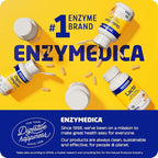 Enzymedica, VeggieGest, Digestive Enzymes, Supports Occasional Gas & Bloating Relief from High Fiber Meals, for Vegan & Vegetarian Diets, Enzyme Blend for Digestive Health, 90 Count