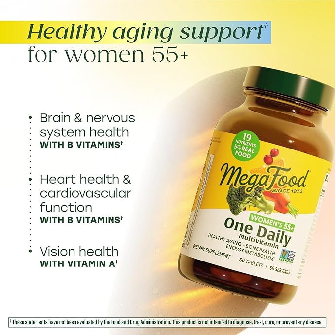 Mega Food Women Over 55 One Daily, 90 Count , 0.03 Pound