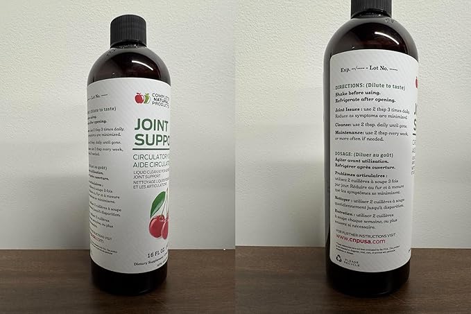 Complete Natural Products Joint Support Complete – 16 Fl Oz Organic Liquid Joint Supplement with Glucosamine Chondroitin MSM – Natural Uric Acid Cleanse & Herbal Joint Health Support for Mobility