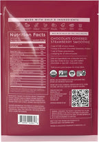 Truvani Vegan Pea Protein Powder | Chocolate Strawberry | 20g Organic Plant Based Protein | 1 Serving | Keto | Gluten & Dairy Free | Low Carb | No Added Sugar