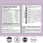 Youth & Tonic Her Hormone Balance – Menopause Supplement for Women, Perimenopause Support, Non-Hormonal Herbal Formula with Black Cohosh for Hot Flashes & Night Sweats, 60 Capsules