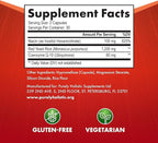Red Yeast Rice with CoQ10 Supplement | Healthy Cholesterol Levels & Heart Health Support | Extra Strength Red Yeast Rice 1200 MG (600 MG Per Capsule) with Monakolin K | No Citrinin, Non-GMO | 60 Ct