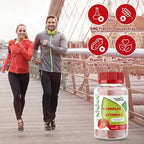 Strawberry Flavored Vitamin B Complex Gummies - B Complex with Vitamin C - Supports Nervous System and Boosts Energy Levels - Assists with Cognitive Function - Great Tasting and Easy to Swallow