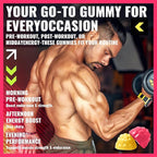 NSF Certified Creatine Gummy 5g - Creatine Monohydrate Gummies – Pre-Workout Energy & Muscle Growth Support for Men & Women | Pineapple Watermelon Electrolyte Gummies (135 Count)