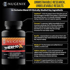 Nugenix Thermo-X: Thermogenic Fat Burner Supplement for Men, Extreme Metabolic Accelerator, 120 Count