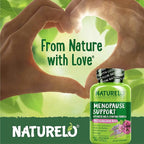 NATURELO Menopause Supplements for Women, Herbal Blend with Black Cohosh for Menopause Hot Flashes Advanced Estrogen Multi-Symptom Formula 90 Capsules
