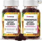 Perimenopause Support Gummies for Women - Menopause Relief Estrogen & Hormone Balance Supplement with Black Cohosh Chasteberry Vitamins D3 B6 for Hot Flashes Night Sweats & Mood Swings