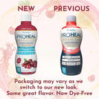 DermaRite's ProHeal Protein Supplement - Liquid Protein Wound Recovery Formula, 15g of Collagen & Whey Protein - Cherry Splash Flavor, 30 oz., 2 Count