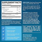 L-Arginine Gummies with L-Citrulline and Beet Root - Nitric Oxide Supplement - 90 Count - Energy, Endurance, and Recovery Support - Vegan, Non-GMO - Energizing Sour Berry Flavor, 30-Day Serving