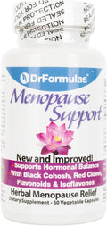 DrFormulas Menopause Supplement for Hot Flashes, Night Sweats Relief, and Support with DIM, Black Cohosh, Soy Isoflavones, and Red Clover (60 Vegetarian Capsules)