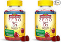 Nature Made Zero Sugar Vitamin D3 Gummies 2000 IU (50 mcg) Per Serving, Bone & Immune Support, Aspartame Free, 110 Vitamin D Gummies, 55 Day Supply, (Pack of 2)
