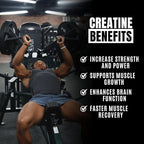 Ekkovision Creatine Monohydrate Gummies for Men and Women, Orange Citrus Flavor, Sugar Free Creatine Gummies for Pre Workout, Muscle Strength and Recovery, Vegan & Travel Friendly, 300 Ct, 60 Servings